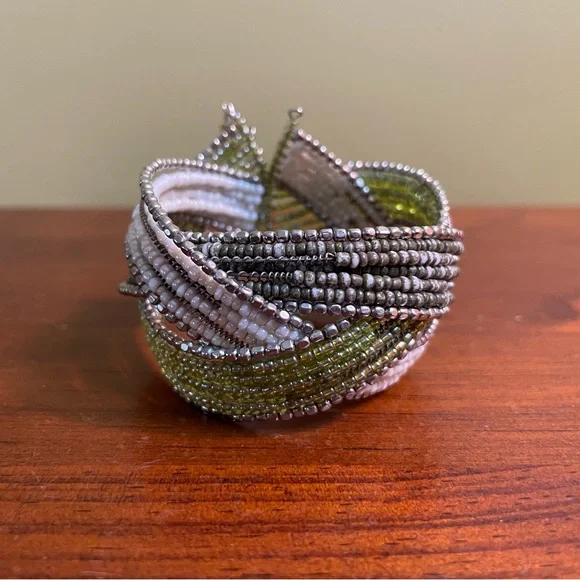 Beaded Cuff Bracelet - Picture 7 of 10
